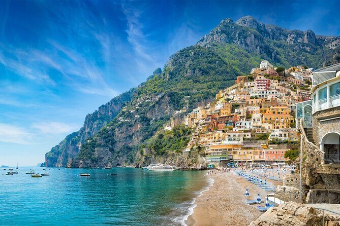 Amalfi Coast & Positano Day Trip from Rome with Coastal Cruise - Positano Stop: Two Hours to Walk the Steps and Shop the Streets