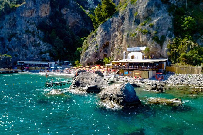 Amalfi Coast Private Boat Tour from Positano, Praiano or Amalfi - Blue Star Boat Tours stop and the Fjord area vibe