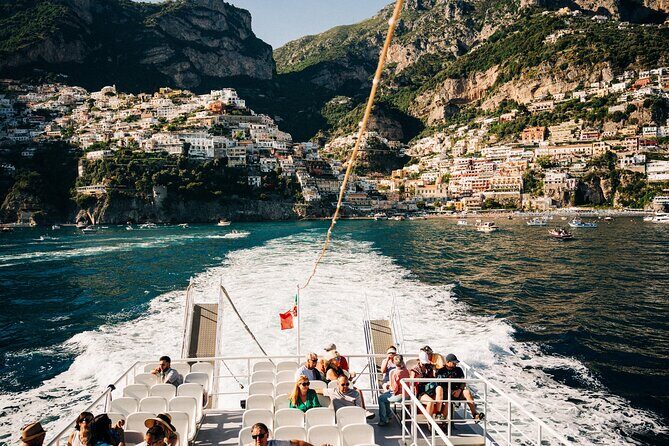 Boat-Hopping On The Amalfi Coast & Positano: Day Trip from Rome - Ferry cruising the Amalfi Coast to Positano
