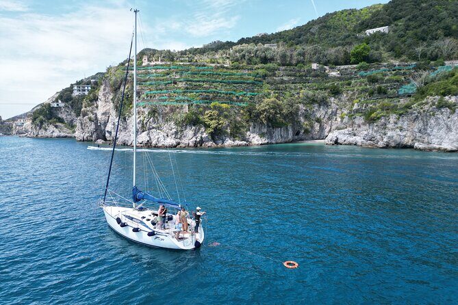 Boat tour of the Amalfi Coast with Aperitif - Sailing back toward Salerno: when the engines shut off