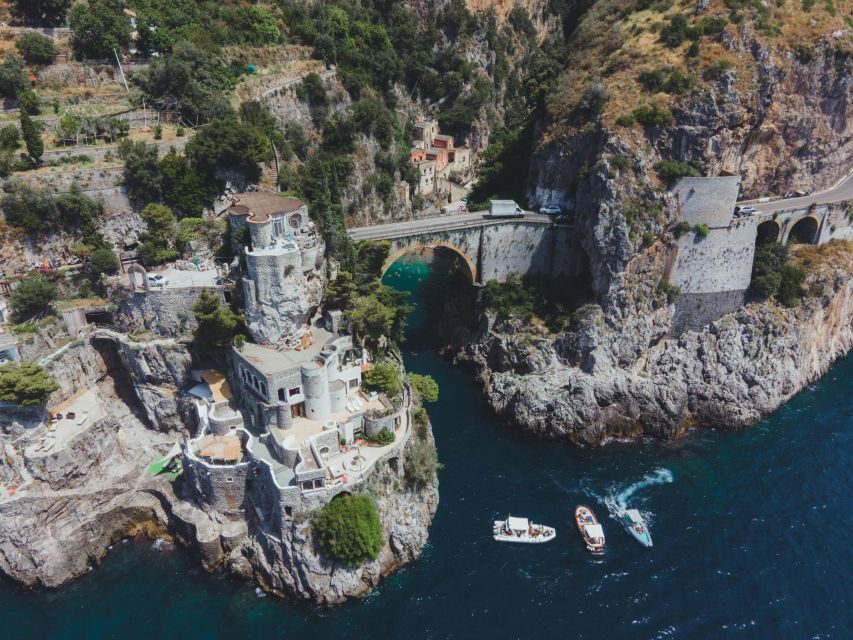 From Amalfi: 7H Amalfi Coast - Group Tour by boat - Swimming stops: where the tour really earns its keep