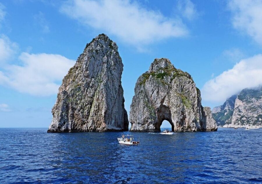 From Amalfi: Capri Island Boat Tour with Snorkeling & Drinks - Swim Stop Energy: Conca dei Marini and Grottos Where You Can Actually Get in the Water