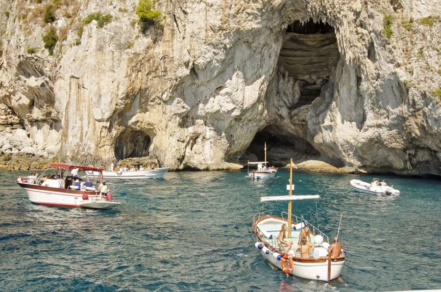From Amalfi: Day Trip to Capri Private Boat Tour with Drinks - Swimming with a captain who knows the spots