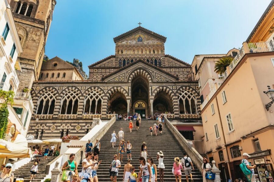 From Naples: Positano and Amalfi Boat Tour with Drinks - Amalfi Time and the Maritime Republic Feeling