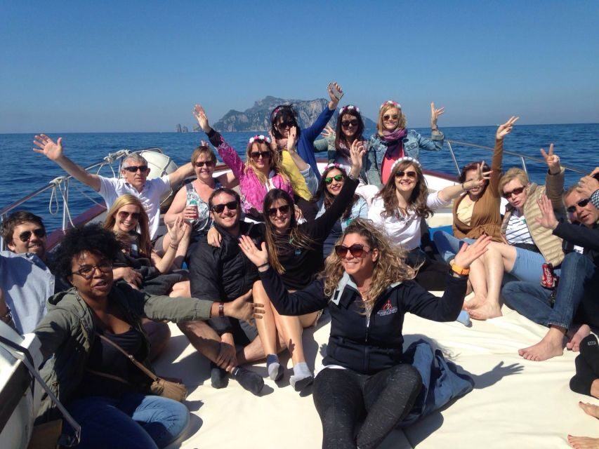 From Positano, Praiano, or Amalfi: Capri Full-Day Boat Tour - Capri From the Sea: The Guided Circuit of Big-Name Sights
