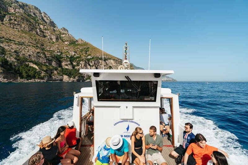 From Sorrento/Nerano: Amalfi and Positano Boat Tour - The return cruise: Fjord of Crapolla and Islet d’Isca