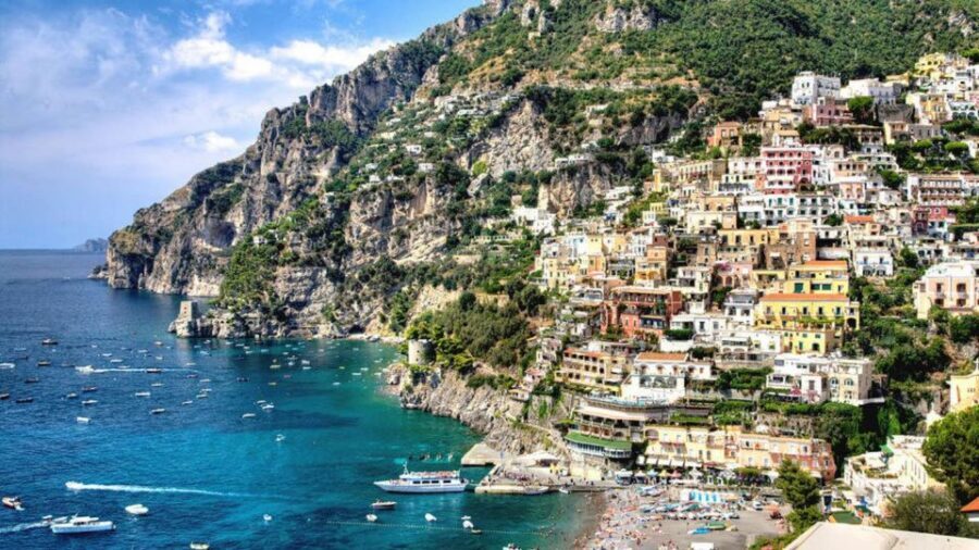 Naples/Sorrento/Positano: Private Amalfi Coast Tour by Vespa - The terrace viewpoints: where orange juice and quick selfies fit perfectly