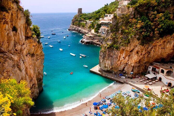 Positano & Amalfi Boat Tour from Sorrento: Swim & Light Lunch - Positano town time: the iconic cliffs, but plan your pace