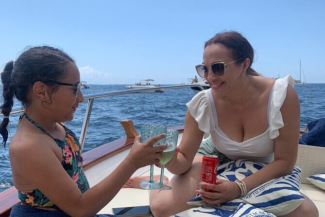 Private Boat Tour Amalfi Coast or Capri - Marmorata and the Ravello Waterfall Area: Prosecco, Then Cool Water