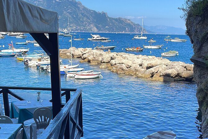 Private boat tour of the Amalfi coast or Capri - Amalfi Coast route: caves, cliffs, and the Fjord of Furore moment