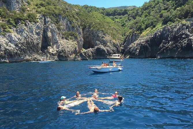 Private Tour: Amalfi Coast to Capri Cruise - Capri Grottos and Swim Stops: White, Green, and the optional Blue Grotto