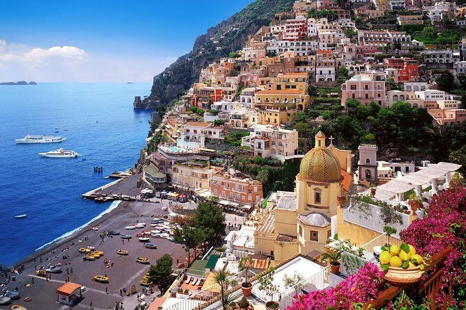 Shared Amalfi Coast by Minivan 8 pax Land Tour from Sorrento - Piazza Tasso in Sorrento: your quick jump-off point