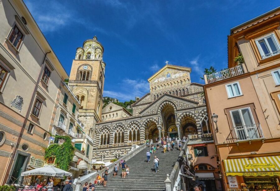 Sorrento and Amalfi Coast Small Group Tour by Boat - Bagni della Regina Giovanna and the natural waterfall moment