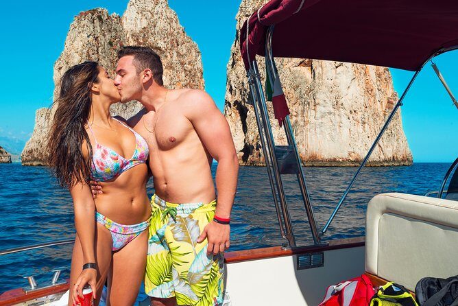 Very Small Group Capri Boat Excursion with Transfer from Positano - Marina Piccola and Punta Carena: the swim break and the less-hyped views